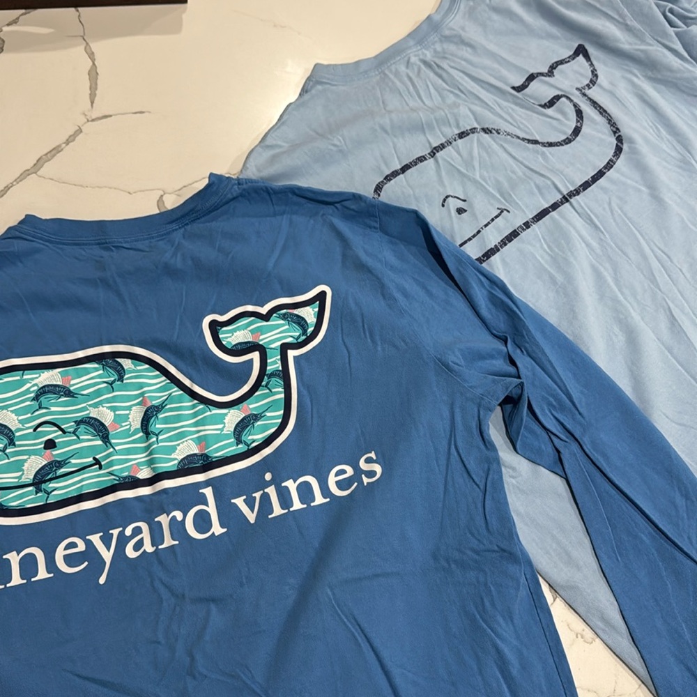 2 Vineyard‎ Vines mens long sleeve t-shirt lot small